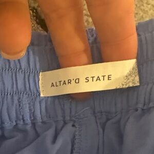 Altar'd State Kids Light Blue Shorts